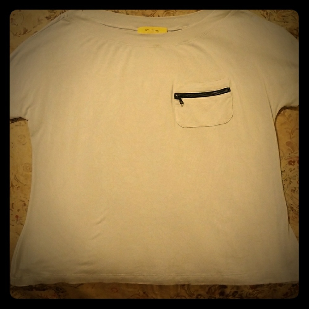 St John sporty blouse tee